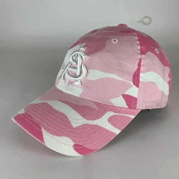 Arizona State Sun Devils Womens Pink Camo Top of the World Fitted Hat One Size - Picture 1 of 5